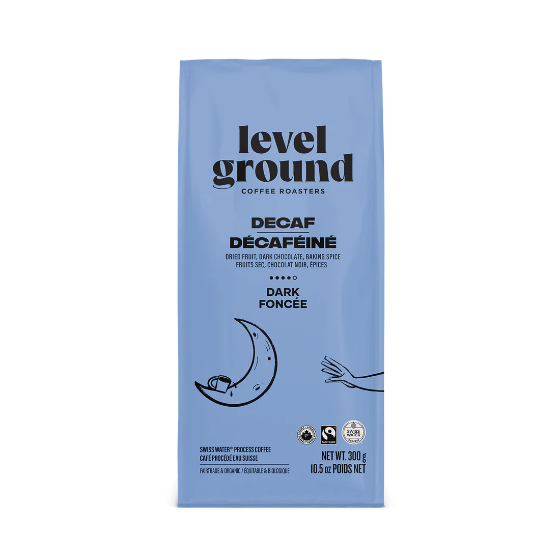 Level Ground - Ground Coffee - Decaf 300g