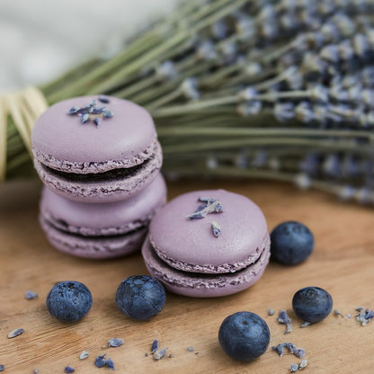 Blueberry Lavender Macaron